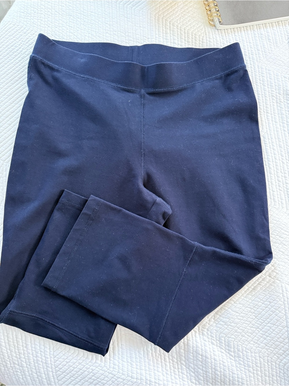 Talbots Women's Navy Cropped Ponte Pants